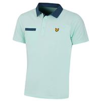 Lyle & Scott Mens Aviemore Quick Drying Polo Shirt - Ice Blue - S - S Regular