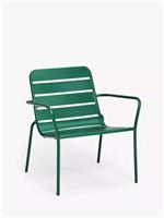 John Lewis Metal Garden Lounge Chair Green