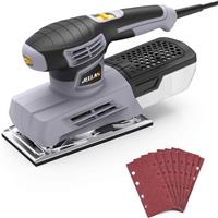Jellas Sander 1 3 Sheet Sander 6 Variable Speeds Electric Sander 220W 12000RPM