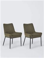 John Lewis Calgary Dining Side Chair, Set of 2, Green