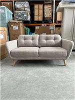 John Lewis Arlo Medium 2 Seater Sofa Aquaclean Aston Natural