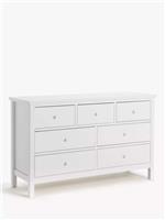 John Lewis Chest of Drawer White Wilton 7 Drawer Chest