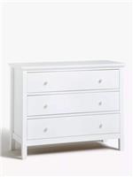 John Lewis Wilton 3 Drawer Chest Bedroom Chest of Drawers