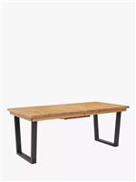 John Lewis Calia 8-10 Seater Extending Dining Table, Solid Oak