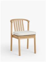 John Lewis Boardwalk Garden Dining Chair Set of 1 Single Acacia Wood Natural