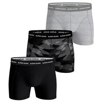 Bjorn Borg Mens Ess 3P Boxers - Black/Grey/Camo - XL - XL Regular