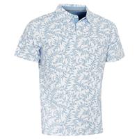 Callaway Mens 2026 Chev Botanical Opti-Dri Polo Shirt - Vista Blue - M - M Regular
