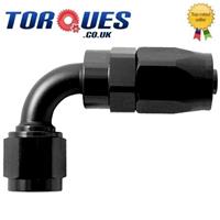 AN-10 AN10 90 Degree FastFlow StealthBlack Hose Fitting