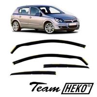 HEKO Wind Deflectors VAUXHALL ASTRA MK5 H 5-door 2004-2009 Hatchback 4-pc Tinted