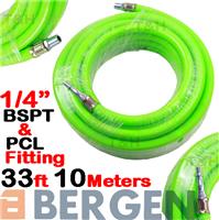 US PRO HEAVY DUTY Air Line Hose Compressor Air Hose Line 15m 50ft 3/8 BSP HiVis
