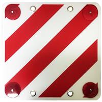 REAR WARNING SIGN REFLECTOR SAFETY SIGNAL bike rack motorhome caravan