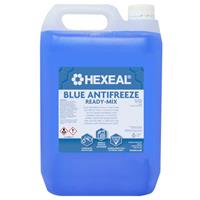 Hexeal Blue Antifreeze 5L Ready Mix, Long-Life Coolant, -23 C