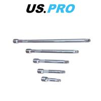 US PRO 1/4 Dr Extension Bar Set 5pc - 50 / 75 / 100 / 150 / 225mm 4157