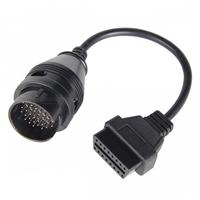 Fits IVECO 38 Pin to 16 Pin OBD2 Diagnostic Connector Cable Scanner Adapter