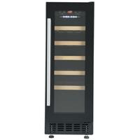 Cookology Wine Cooler 20 Bottle Under Counter Fridge 30cm - Black CWC301BK