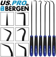 US PRO Long Reach Pick And Hook Tool Set O Ring Seal Hose Removal Puller Set HD