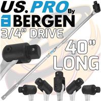 BERGEN BREAKER BAR 3/4 Drive 1016mm 40 Long Strong Arm Power Bar Wheel Wrench