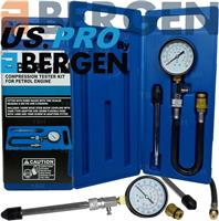 BERGEN Compression Tester Kit Petrol Engine Cylinder Compression Tester Tool Set