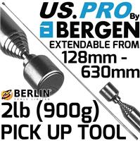 US PRO Magnetic Extendable Telescopic Pen Style Pick Up Tool 2lb 128mm - 600mm