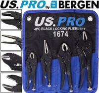 BERGEN Locking Pliers Mole Grips Adjustable Wrench Vice Grips Long Nose Pliers 4