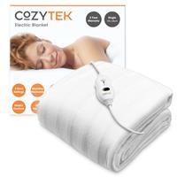 Single Electric Blanket Heated - 3 Heat Settings Machine Washable