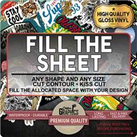 Custom Sticker Bulk Print Vinyl Design Label Personalised Logo Stickers Printing