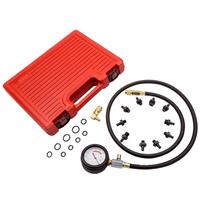 12pcs Engine Oil Pressure Test Tool Kit Tester Gauge Diagnostic Tools 0 - 140PSI