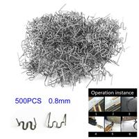 500X 0.8mm Hot Plastic Staples Welding Wave Stapler For Car Bumper Repair