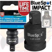 Impact Socket Adapter 1/2 Female To 3/8 Male Step Down Converter 1/2 - 3/8
