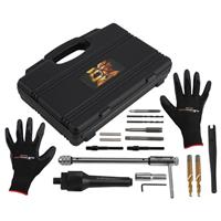 Damaged Glow Plug Removal Remover Tool Kit Taps Mandrels Drill Force Nut