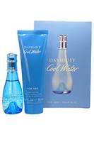 Davidoff Cool Water Woman EDT Spray 30ml Body Lotion 75ml Womens Fragrance Set - Standard Regular Size