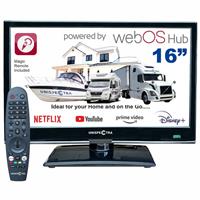 16" Smart TV (webOS) Full HD  12V 24V 240V Freeview & SAT Tuner, Magic Remote