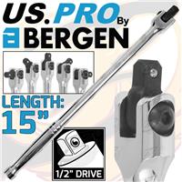 US PRO BREAKER BAR 1/2" Drive 15" 380mm Long Strong Arm Power Bar Wheel Wrench