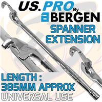 US PRO Spanner Extender Extension Universal Wrench Power Bar 385MM LONG 2287