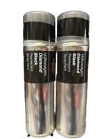 VOLKSWAGEN DIAMOND BLACK PEARLESCENT SPRAY PAINT 300ML CANS HALFORDS X2