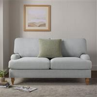 Dusk Hampshire Light Grey Textured Weave 2 Seater Sofa RRP £589