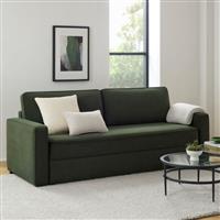 Dusk Soho Dark Olive Matte Velvet 2.5 Seater Sofa Bed RRP £1279