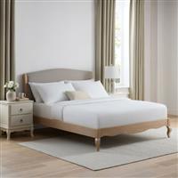 Dusk Chambery Natural Chevron Super King French Style Bed Frame RRP £286