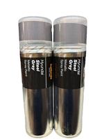 HYUNDAI STEEL GREY METALLIC SPRAY PAINT 300ML CANS HALFORDS X2