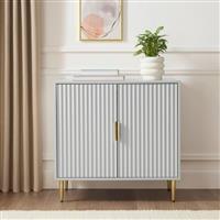 Dusk Evie Matte Grey & Gold Effect Small Sideboard RRP £269
