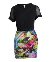 Diane Von Furstenberg Printed Skirt Mini Dress In Silk Women Multicolor Size 2 - US2 Regular