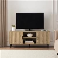 Dusk Evie Matte Wood Effect & Black TV Stand RRP &pound;269