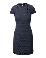 Burberry Lace Mini Dress In Polyamide Women Black Size 2 - US2 Regular