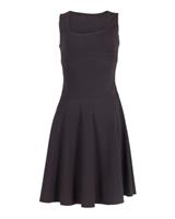 Joseph Sleeveless Skater Dress In Viscose Women Black Size 38 - EU38 Regular