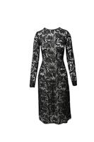 Adam Lippes Lace Dress In Cotton Women Black S - S Regular