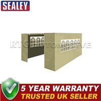 Sealey Dellonda Premium Walls/Doors/Windows for Gazebo Fits 3 x 4.5m Beige DG150