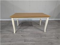 DFS Evesham Oak & Cream 4 Seater Rectangular Dining Table RRP £349