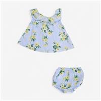 One Off, Dress Janie And Jack Blue With Yellow Flowers And , 3-6 Months DC970...