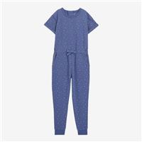 John Lewis, Blue Spot Jumpsuit, 3-4 Years 5991997/12