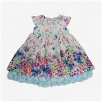 Marks And Spencer, Dresses Party Watercolour Floral With Tulle Unders, 3-6 Mo...
